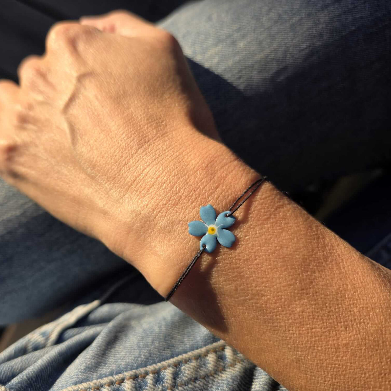 Armband Vergissmeinnichts