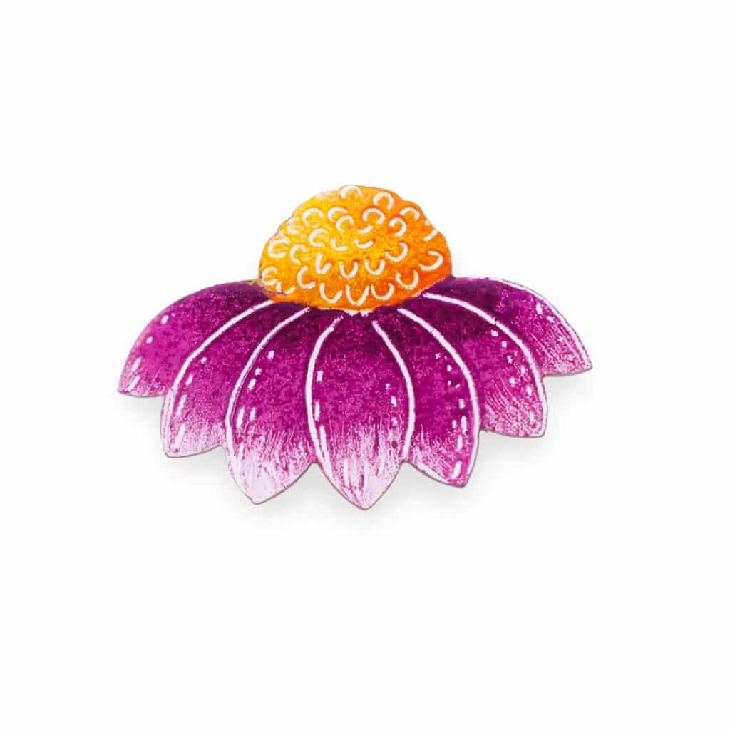 Echinacea brooch