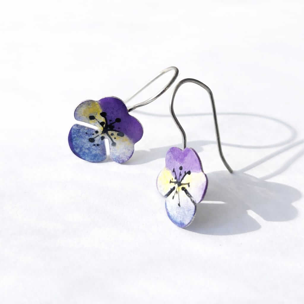Pansy Earrings