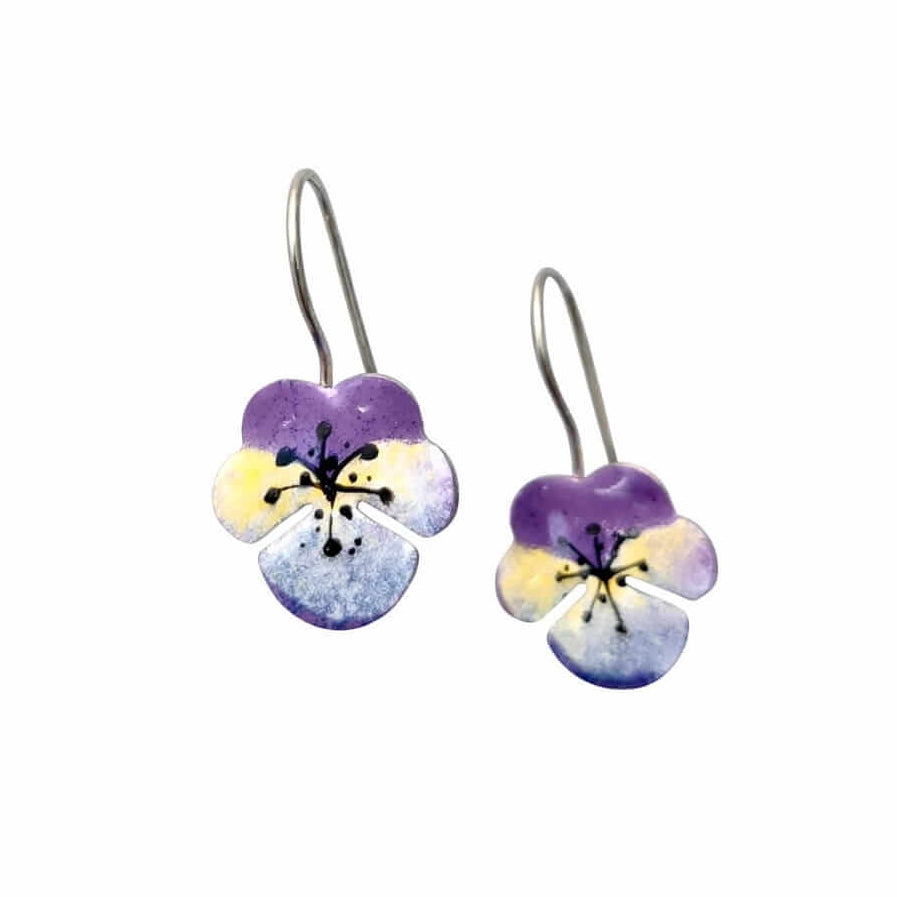 Pansy Earrings
