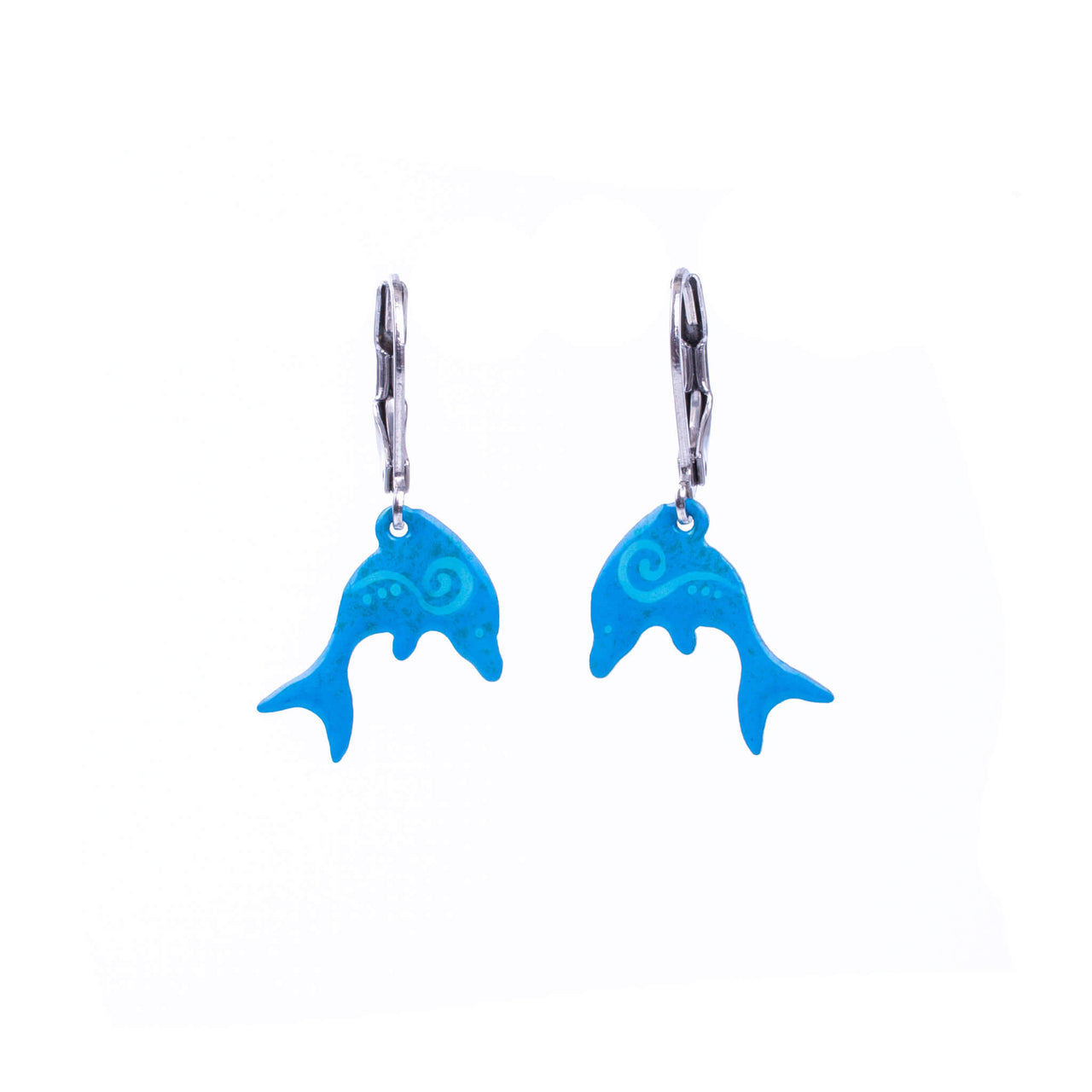 Dolphin Leverback Earrings