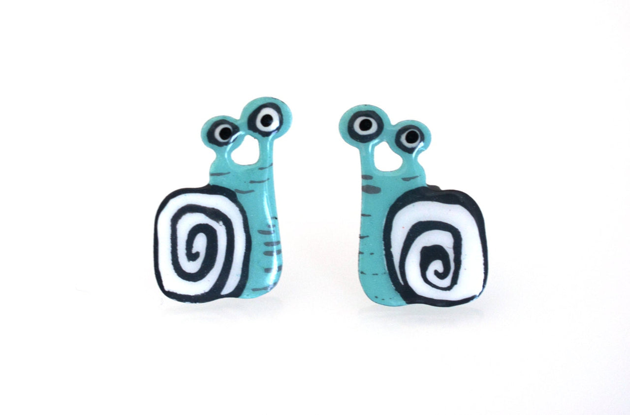 Funny Snail Earrings