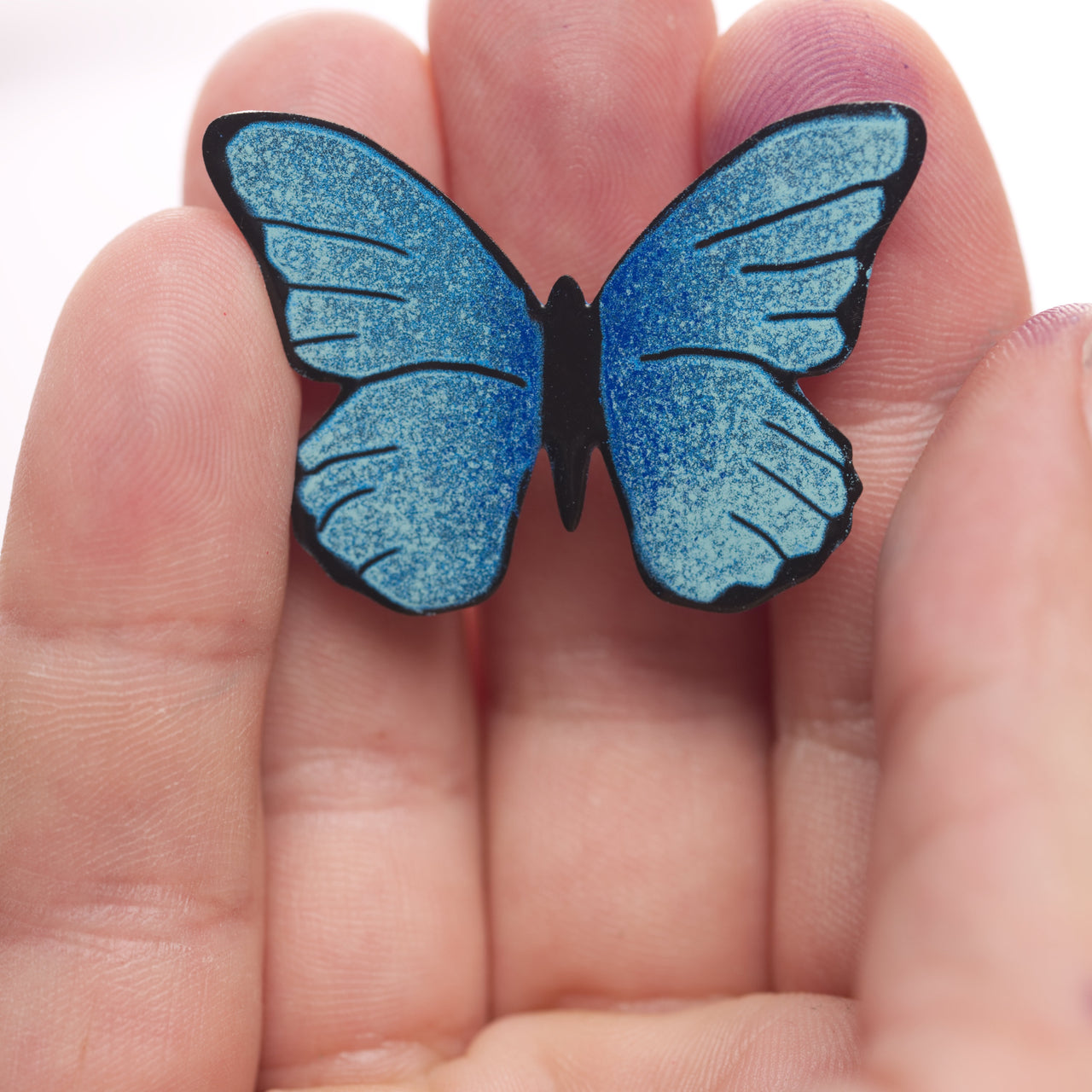 Blue Butterfly Pin
