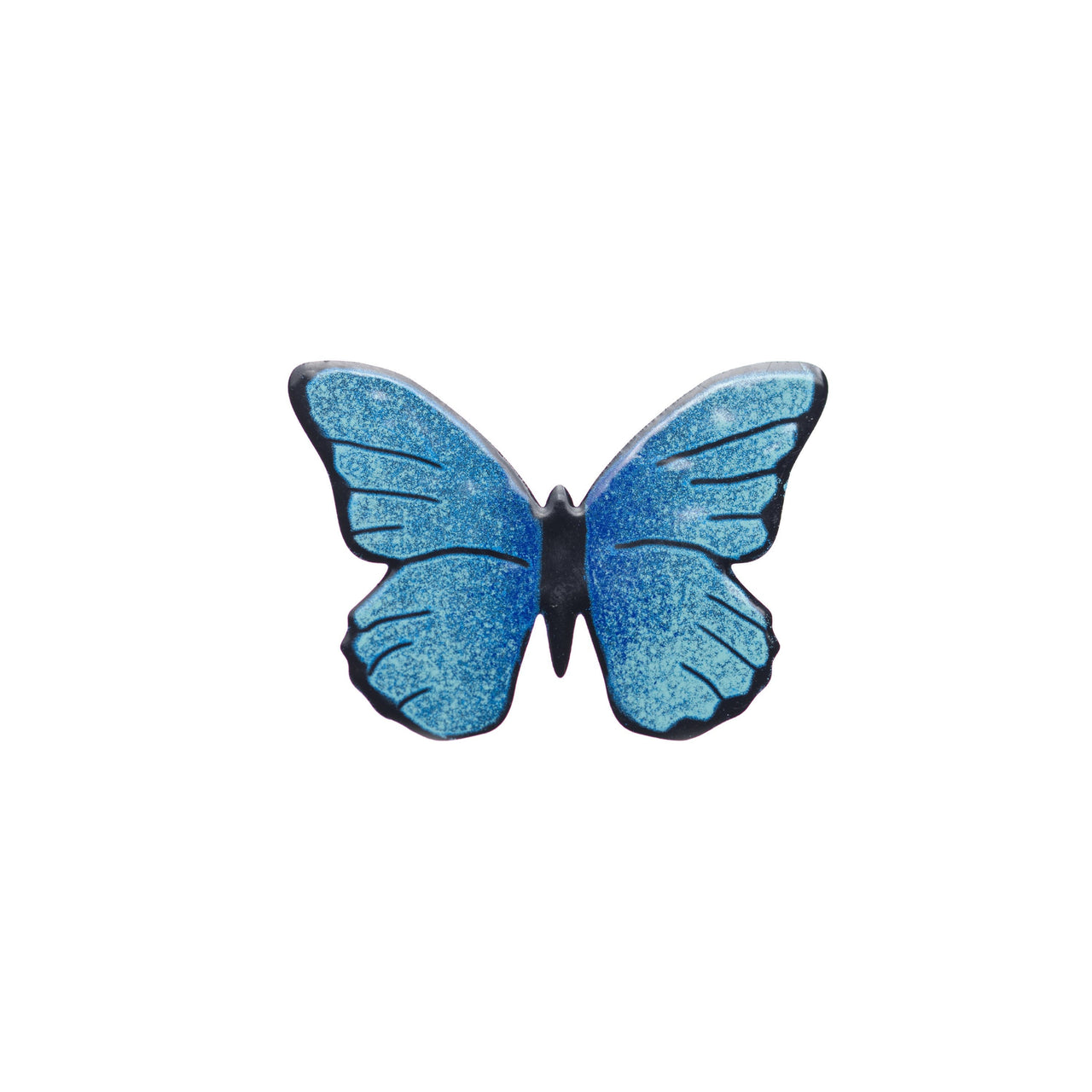 Brosche Blauer Schmetterling