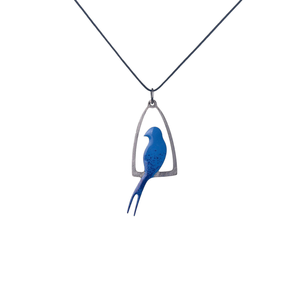 Blue Swallow Pendant