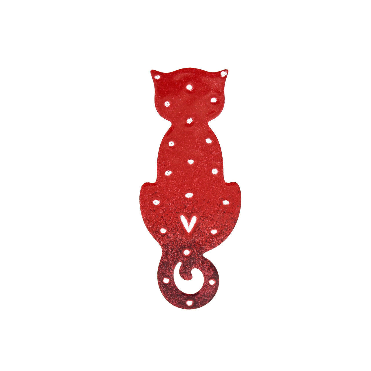 Red Cat Brooch